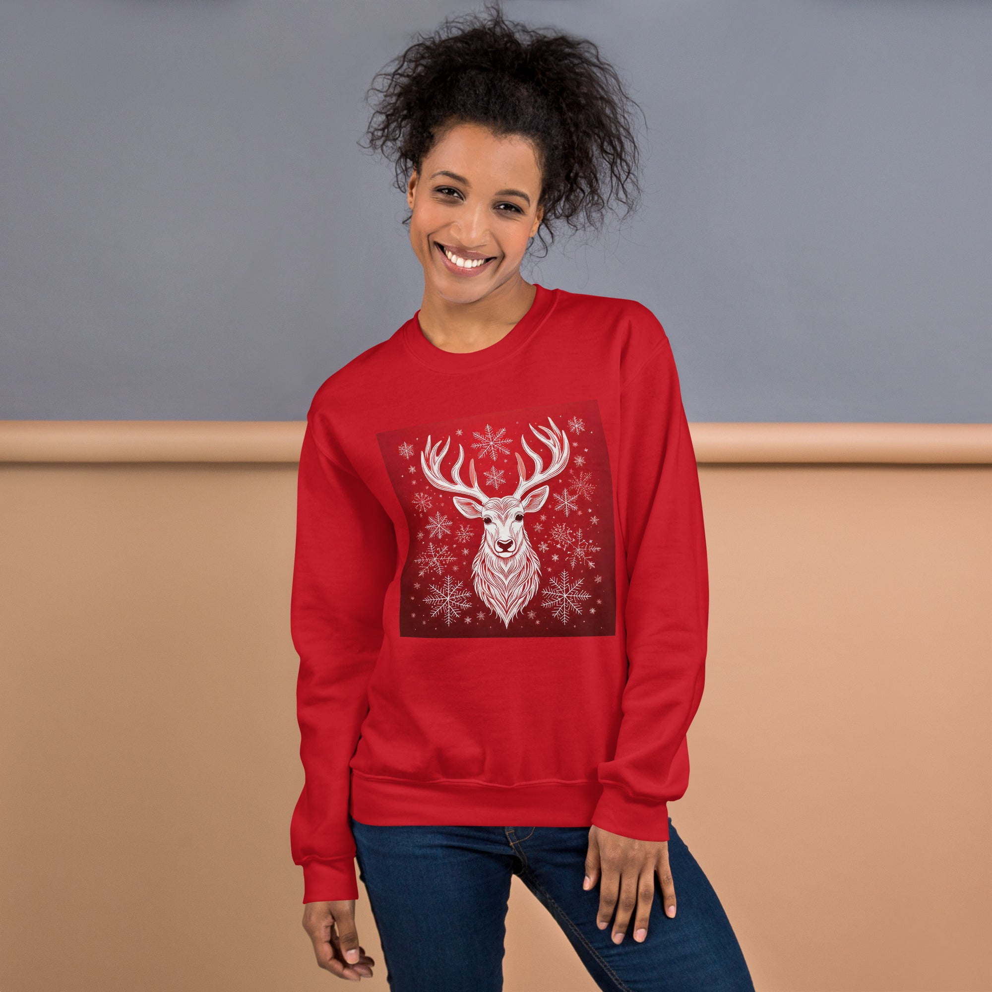 unisex-christmas-sweatshirt-couples-christmas-sweater-red-white-wickedyo 4